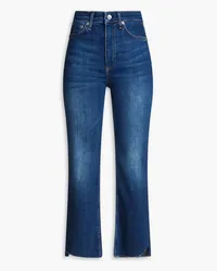 Rag & Bone Casey high-rise kick-flare jeans - Blue Blue