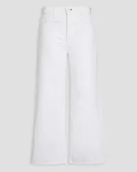 Rag & Bone Andi cropped high-rise wide-leg jeans - White White