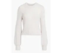 Hailey mohair-blend sweater - Gray