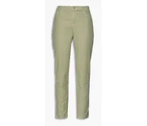 Le Garcon cotton-blend tapered pants - Green