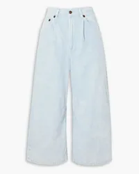 R13 Cropped high-rise wide-leg jeans - Blue Blue