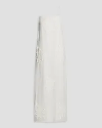 tibi Fil coupé midi dress - White White