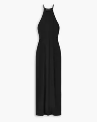 Nili Lotan Lucette stretch-jersey halterneck maxi dress - Black Black