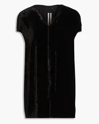 Rick Owens Oversized velvet top - Black Black