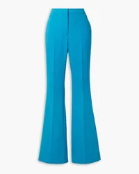 Akris Farid wool-blend flared pants - Blue Blue