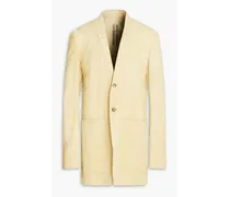 Lido leather blazer - Yellow