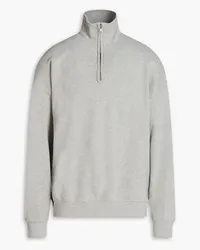 Sandro Mélange French cotton-terry sweatshirt - Gray Gray