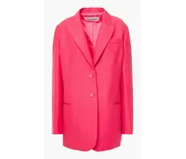 Garavani - Silk and wool-blend crepe blazer - Pink