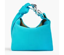 Knotted terry tote - Blue