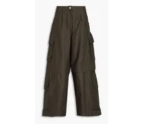 Cotton cargo pants - Green