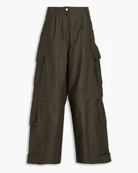 Holzweiler Cotton cargo pants - Green Green