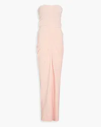 Alexander Wang Strapless ruched velour maxi dress - Pink Pink