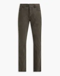 James Perse Stretch-cotton twill pants - Green Green