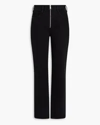 Frame Denim High-rise straight-leg jeans - Black Black