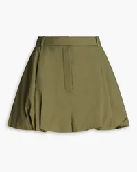 Nina Ricci Pleated shell mini skirt - Green Green