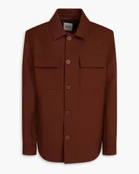 Sandro Twill overshirt - Brown Brown