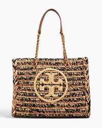 Tory Burch Ella small raffia tote - Brown Brown