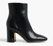 Fawn leather ankle boots - Black