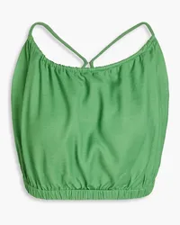 Cult Gaia Jennifer woven bra top - Green Green