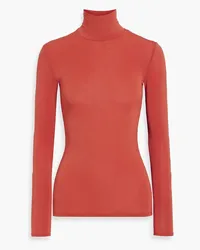 Valentino Garavani Stretch-jersey turtleneck top - Red Red