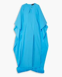 Taller Marmo Fantastica cutout crepe kaftan - Blue Blue