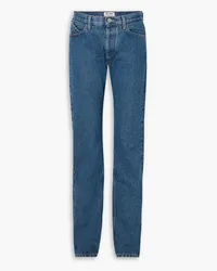 ATTICO Mid-rise straight-leg jeans - Blue Blue