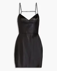 GAUGE81 Ennis open-back cutout stretch-satin mini dress - Black Black