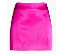 Satin mini skirt - Purple