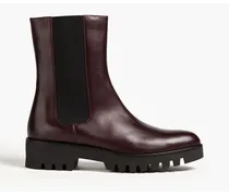 Leather chelsea boots - Burgundy