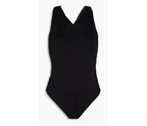 Palermo open-back swimsuit - Black