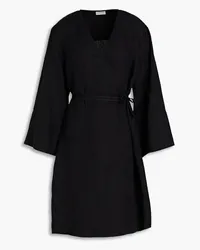 By Malene Birger Maunas linen wrap dress - Black Black