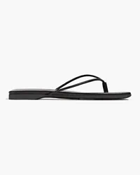 By Malene Birger Tevisa leather flip flops - Black Black