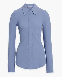 Alexander Wang Jacquard-knit shirt - Blue Blue