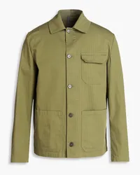 Slowear Montedoro herringbone cotton-blend jacquard jacket - Green Green