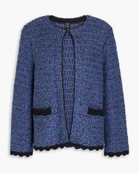 Autumn Cashmere Two-tone cotton jacket - Blue Blue