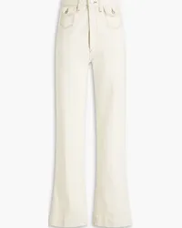 RE/DONE 70s high-rise wide-leg jeans - White White