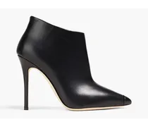 Lucrezia 105 leather ankle boots - Black