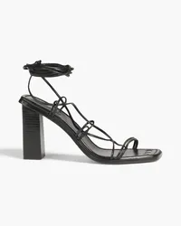 Frame Denim Leather sandals - Black Black