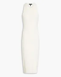 Rag & Bone Asher ribbed-knit midi dress - White White