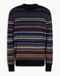 Missoni Jacquard-knit wool sweater - Black Black