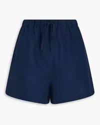 Onia Linen and Lyocell-blend shorts - Blue Blue