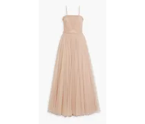 Pleated tulle gown - Pink