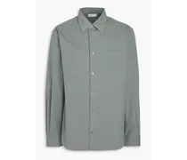 Cloak cotton-blend shirt - Blue