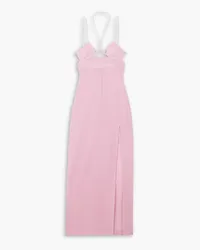 Nensi Dojaka Cutout cotton-voile maxi dress - Pink Pink