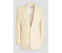 Canvas suit jacket - White