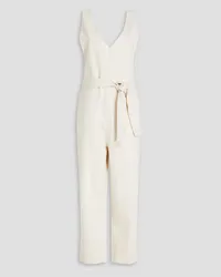 Alex Mill Belted denim jumpsuit - White White