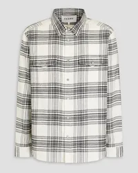 Frame Denim Checked cotton-flannel shirt - White White