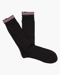 Thom Browne Cotton-blend jersey socks - Black Black