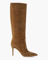 Gianvito Rossi Hansen 85 suede knee boots - Brown Brown