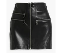 Alice Olivia - Kendale faux leather mini skirt - Black